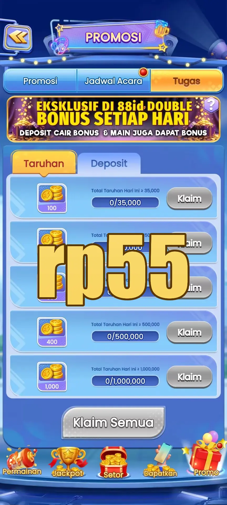 rp55 Masuk